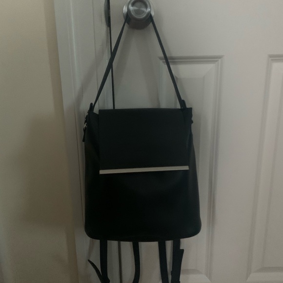 Zara Black Backpack with Strap - Picture 2 of 4